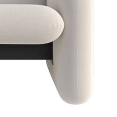 Modern accent chair with armrests