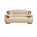 Scratch-proof beige sofa with plush cushions