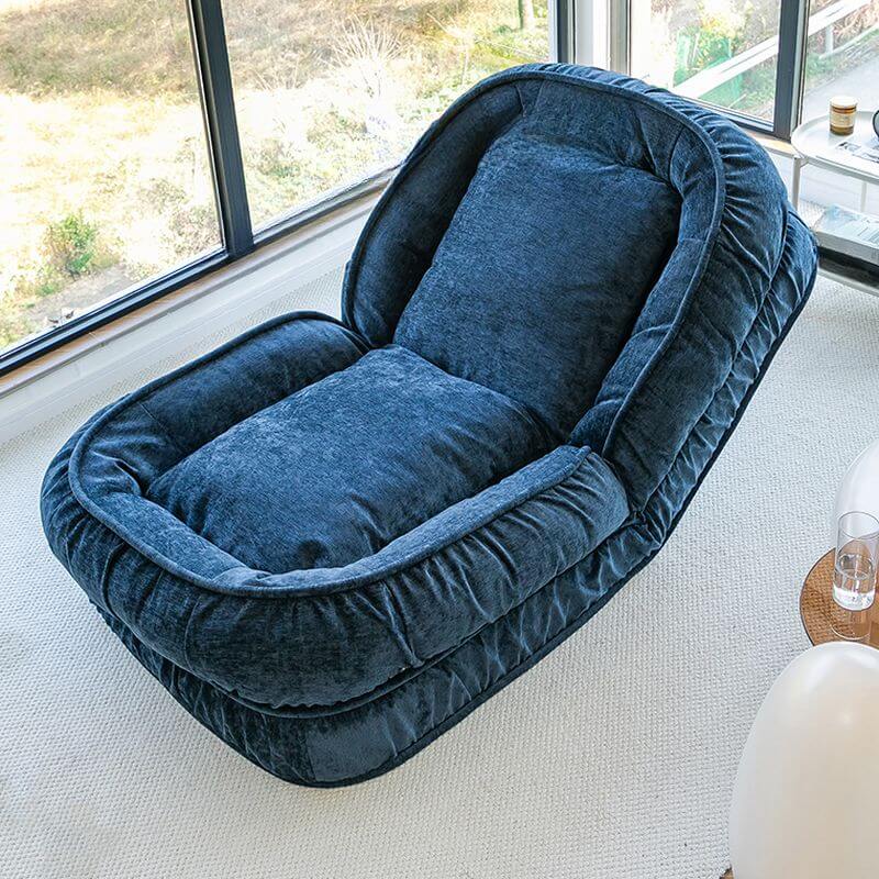 Trendy solid color side chair in ivory Image principale du produit