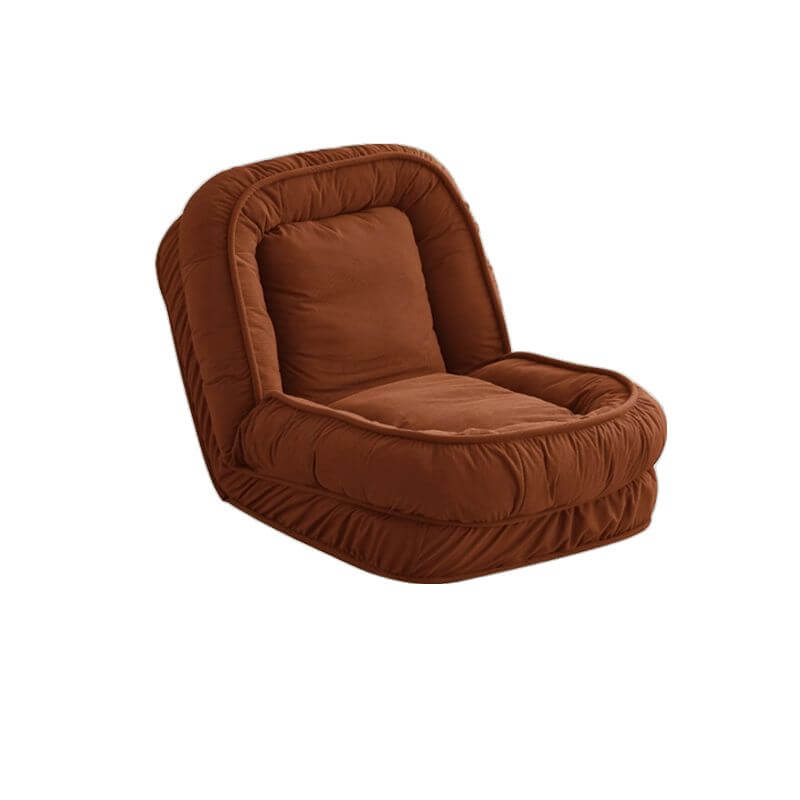 Removable cushioned back on side chair