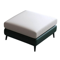 Trendy Sponge Square Footstool in Cream color