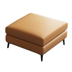 Grey sponge seat footstool