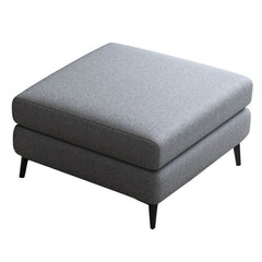 Durable faux leather upholstered footstool