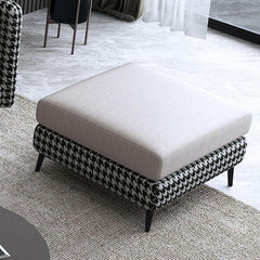 Versatile square footstool in various colors