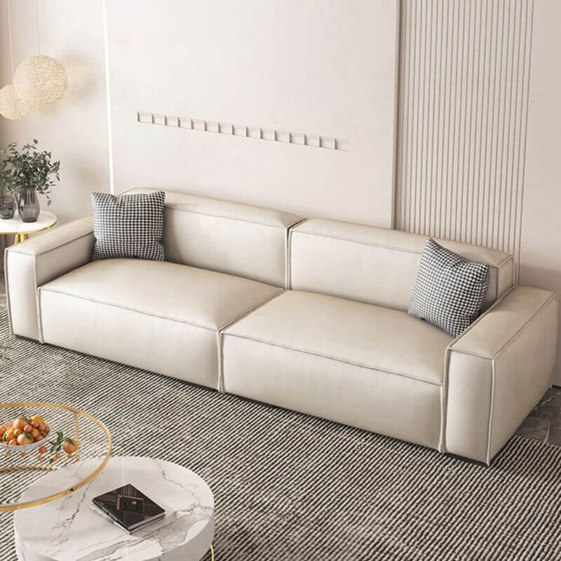 Stylish Sofa Seating for 5 in Cream Color