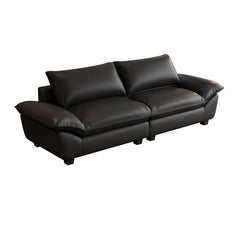 Versatile modern loveseat for various room settings