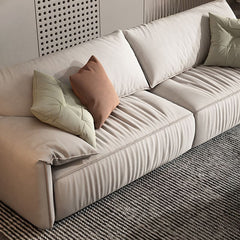 Functional light gray couch