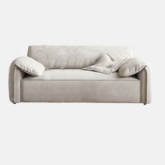 Stylish light gray loveseat