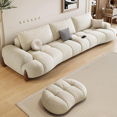 recessed arm sofa design