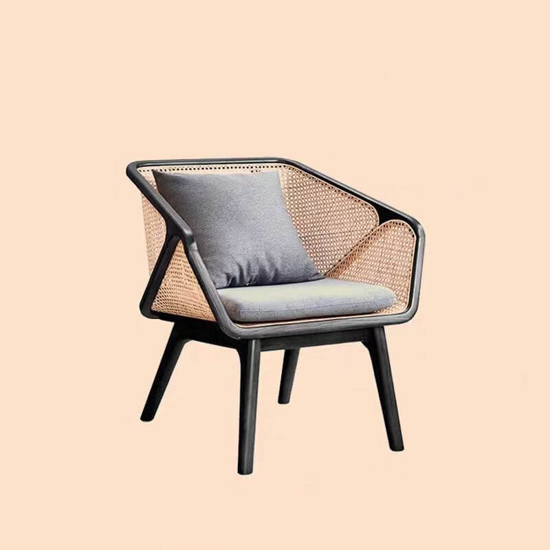 Cozy ambiance created by the Barrel Chair