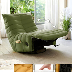 Modern recliner showcasing built-in storage compartment