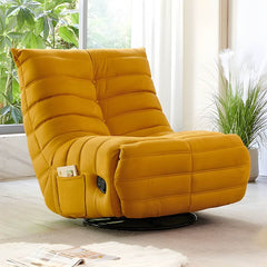 Modern recliner showcasing built-in storage compartment