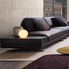 Left orientation sectional sofa design