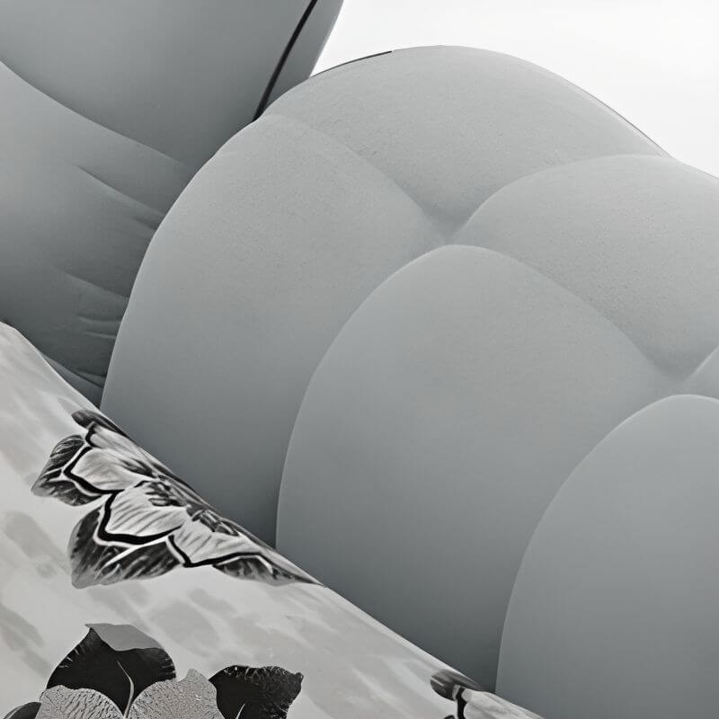 Plush Cushions on Sectional Sofa