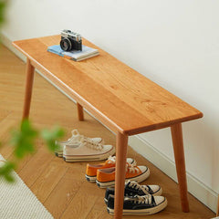 Contemporary dining bench at a dining table