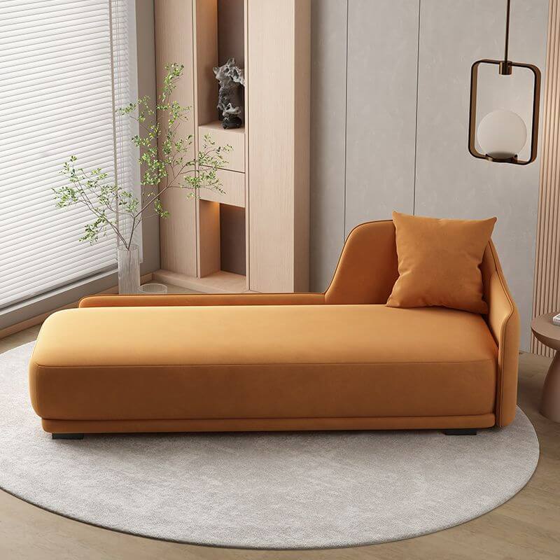 Unfixed Overstuffed Nook Indoor Chaise Right Arm