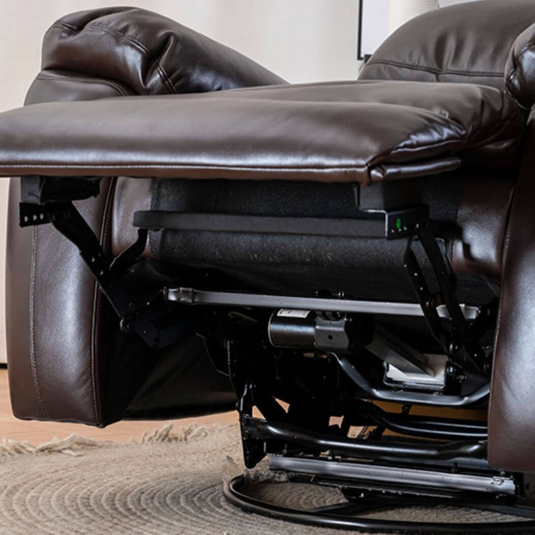 dark brown ergonomic recliner