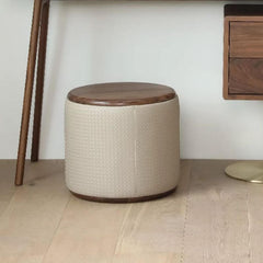 Stylish backless stool in contemporary decor