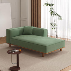 Modern solid color corner chaise chair