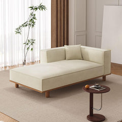 Upholstered modern corner chaise chair