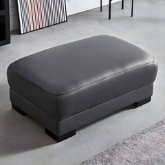 Elegant smoke gray accent stool