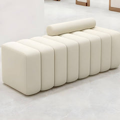 Modern living room furniture featuring ottoman