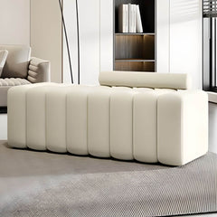 Elegant upholstered furniture in neutral tones