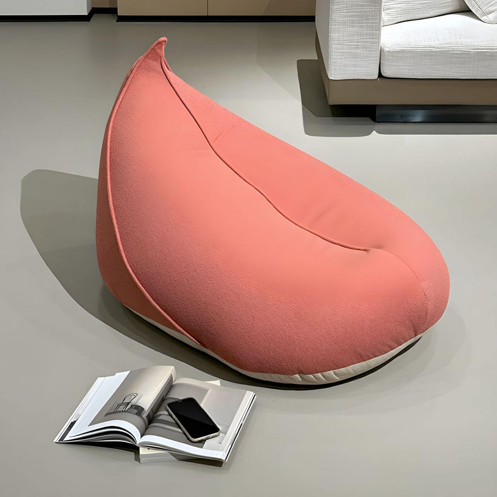 Light gray bean bag chair set