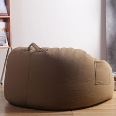 Comfortable sack chair in living room setting