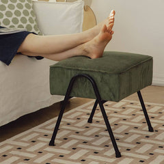 Close-up of Houndstooth pattern on Ottoman