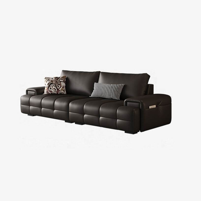 Sofa with plush cushioning for relaxation