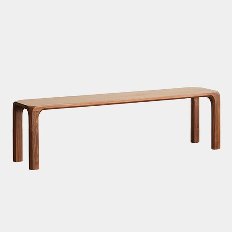 Stylish wooden bench in a vintage setting