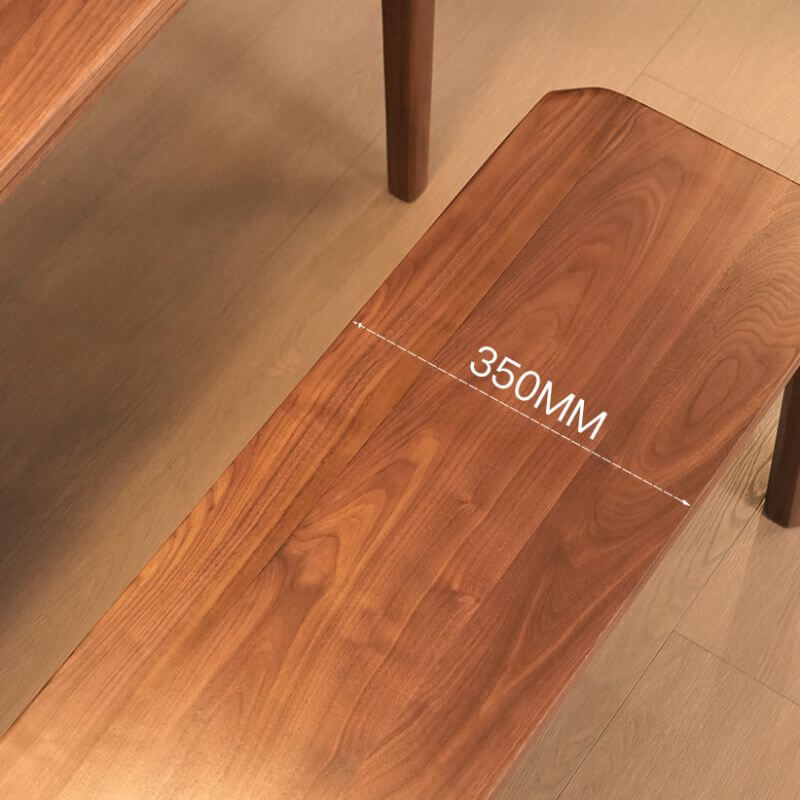 Dining bench against a neutral background