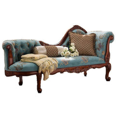 Petal-decorated Chaise Lounge Detail