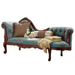 Traditional Style Chaise Lounge in Brown