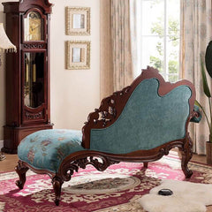 Petal-decorated Chaise Lounge Detail