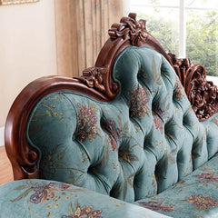 Traditional Style Chaise Lounge in Brown