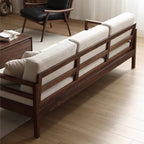 Vintage Style Off-White Sofa Couch in Living Room