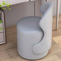 Handcrafted vanity stool with decorative border