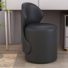 Handcrafted vanity stool with decorative border