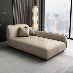 large oversized chaise lounge in light gray