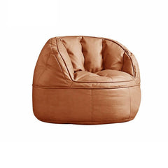 water resistant faux leather bean bag chair in living room