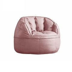 water resistant faux leather bean bag chair in cozy setting