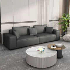 water resistant modern sofa side view