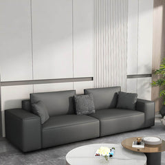 modern sofa with pillows included