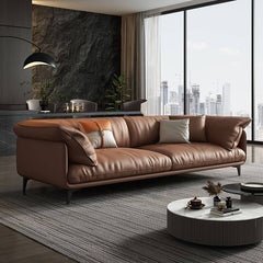 stylish sofa in living room