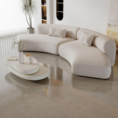 White Standard Sofa in modern living room