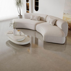 Durability and quality of modern white sofa