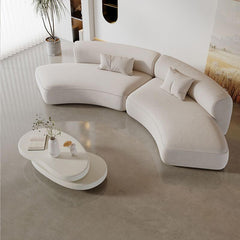 Comfortable seating on a white sofa