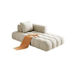 Oversized White Upholstered Chaise